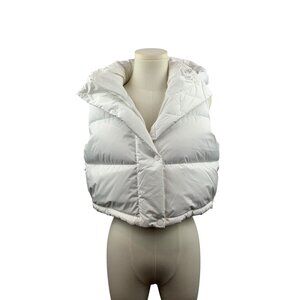 Lululemon Detachable Hooded Puffer Vest White Womens Outerwear